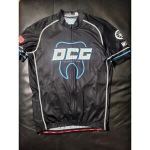 Jakroo Cycling Jersey Size L Full Zip Back Cargo Pockets Augusta, GA Activewear